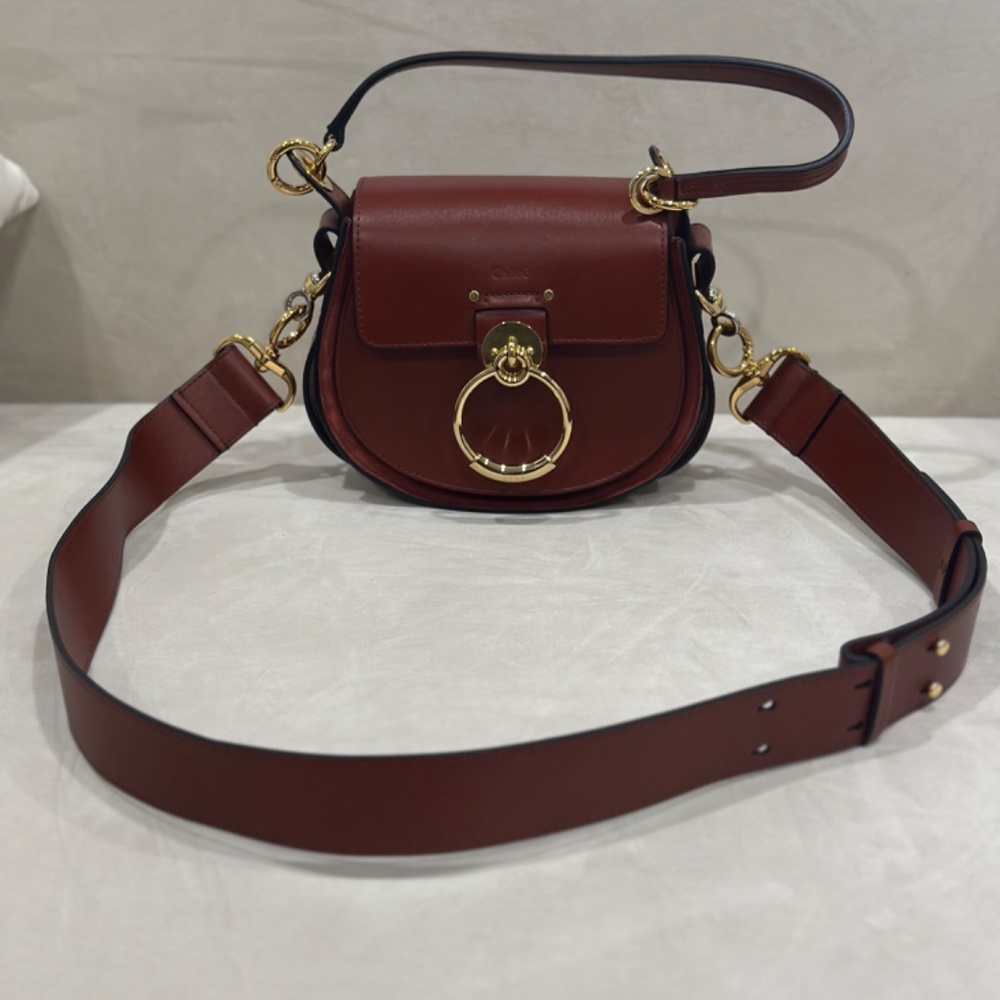 NEW Chloe SM Tess crossbody bag    CHLOE Tess crossbody sepia brown
